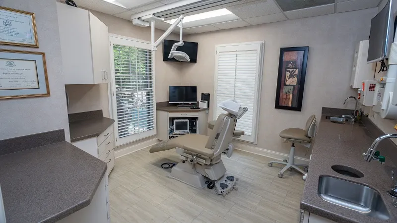 Bartlett Office treatment room back view