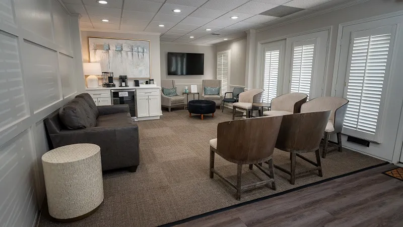 Bartlett Office seating area back view